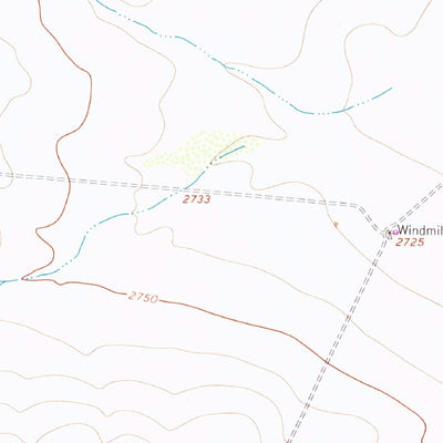 United States Geological Survey Bryant Ranch, TX (1964, 24000-Scale) digital map