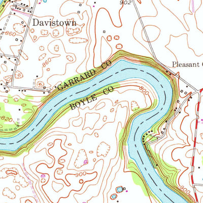 United States Geological Survey Bryantsville, KY (1952, 24000-Scale) digital map