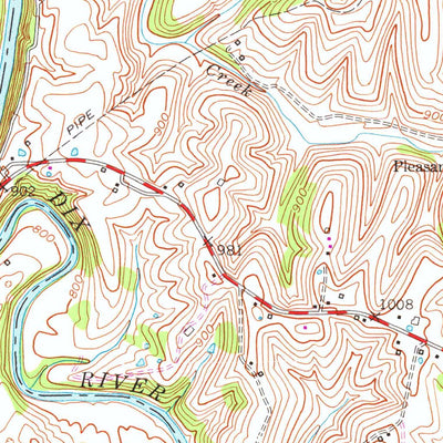 United States Geological Survey Bryantsville, KY (1952, 24000-Scale) digital map