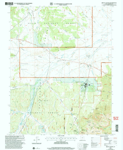 United States Geological Survey Bryce Canyon, UT (2002, 24000-Scale) digital map