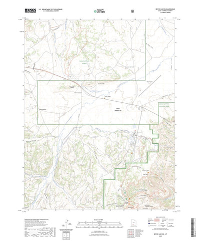 United States Geological Survey Bryce Canyon, UT (2023, 24000-Scale) digital map
