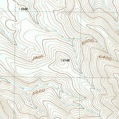 United States Geological Survey Bryce Mountain, AZ (1989, 24000-Scale) digital map