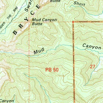 United States Geological Survey Bryce Point, UT (2002, 24000-Scale) digital map