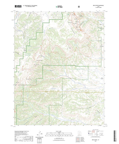 United States Geological Survey Bryce Point, UT (2023, 24000-Scale) digital map