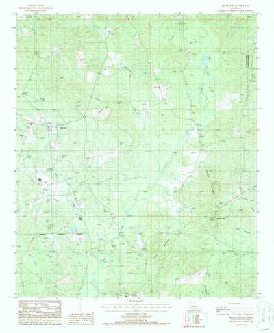 United States Geological Survey Bryceland, LA (1986, 24000-Scale) digital map