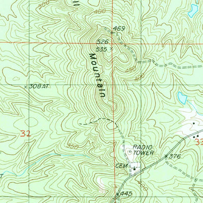 United States Geological Survey Bryceland, LA (1986, 24000-Scale) digital map
