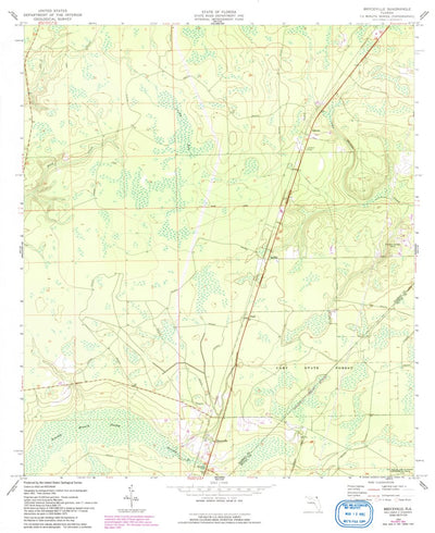 United States Geological Survey Bryceville, FL (1964, 24000-Scale) digital map