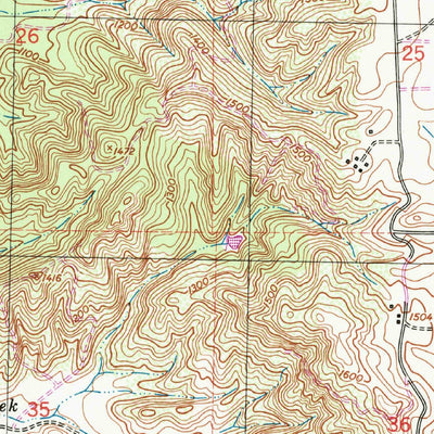 United States Geological Survey Bryson, CA (1949, 24000-Scale) digital map