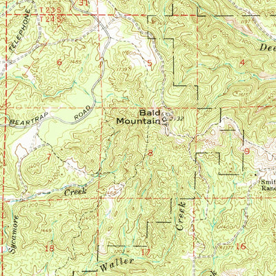 United States Geological Survey Bryson, CA (1961, 62500-Scale) digital map