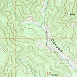 United States Geological Survey Bryson Canyon, UT (1970, 24000-Scale) digital map