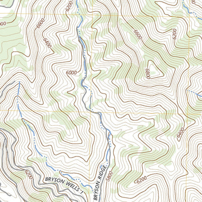 United States Geological Survey Bryson Canyon, UT (2023, 24000-Scale) digital map