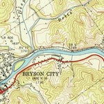 United States Geological Survey Bryson City, NC (1940, 24000-Scale) digital map