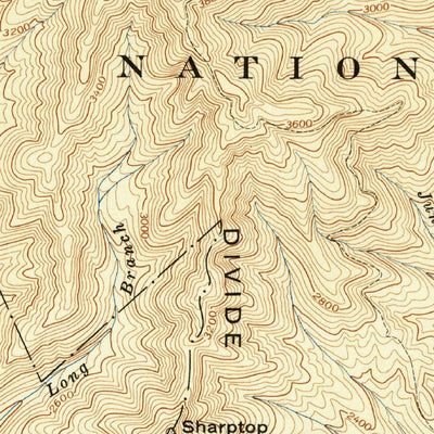United States Geological Survey Bryson City, NC (1941, 24000-Scale) digital map
