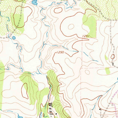 United States Geological Survey Bryson, TX (1964, 24000-Scale) digital map