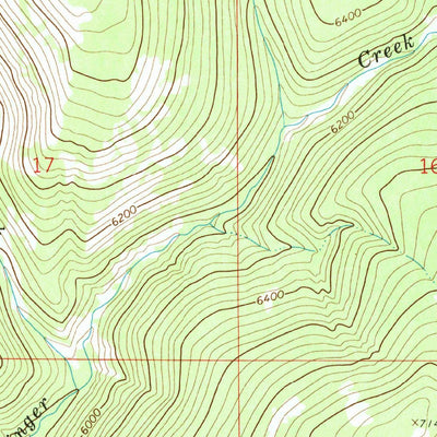 United States Geological Survey Bubbling Springs, MT (1967, 24000-Scale) digital map