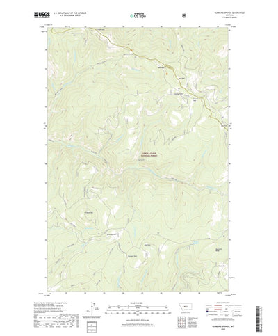 United States Geological Survey Bubbling Springs, MT (2020, 24000-Scale) digital map