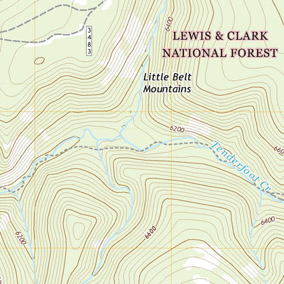 United States Geological Survey Bubbling Springs, MT (2020, 24000-Scale) digital map