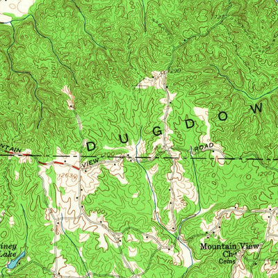 United States Geological Survey Buchanan, GA (1958, 62500-Scale) digital map