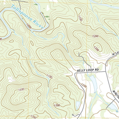United States Geological Survey Buchanan, GA (2020, 24000-Scale) digital map