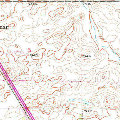 United States Geological Survey Buchanan, ND (1950, 24000-Scale) digital map