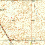 United States Geological Survey Buchanan, ND (1952, 24000-Scale) digital map