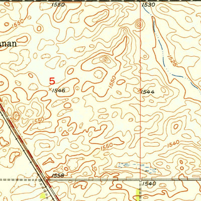 United States Geological Survey Buchanan, ND (1952, 24000-Scale) digital map