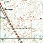 United States Geological Survey Buchanan, ND (1990, 24000-Scale) digital map