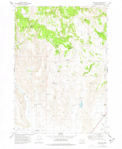 United States Geological Survey Buchanan, OR (1973, 24000-Scale) digital map
