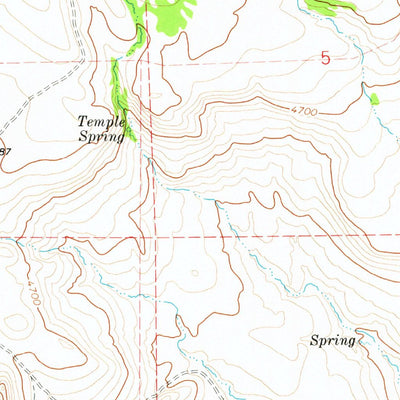 United States Geological Survey Buchanan, OR (1973, 24000-Scale) digital map