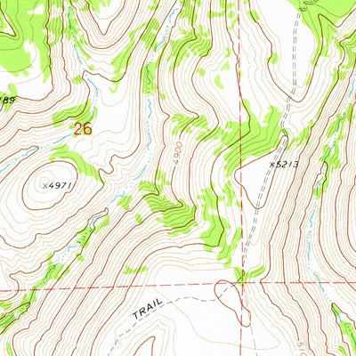 United States Geological Survey Buchanan, OR (1973, 24000-Scale) digital map