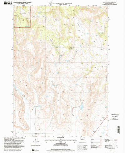 United States Geological Survey Buchanan, OR (1999, 24000-Scale) digital map
