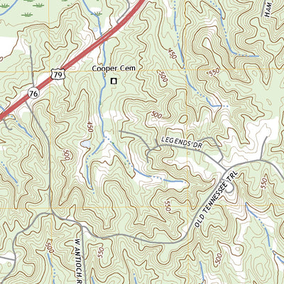 United States Geological Survey Buchanan, TN (2022, 24000-Scale) digital map
