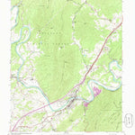 United States Geological Survey Buchanan, VA (1961, 24000-Scale) digital map