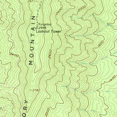 United States Geological Survey Buchanan, VA (1961, 24000-Scale) digital map