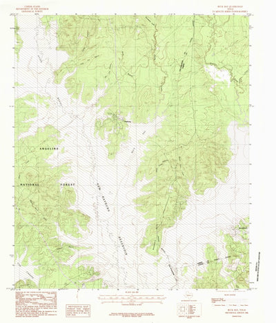 United States Geological Survey Buck Bay, TX (1984, 24000-Scale) digital map