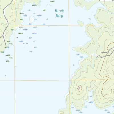 United States Geological Survey Buck Bay, TX (2019, 24000-Scale) digital map