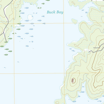United States Geological Survey Buck Bay, TX (2022, 24000-Scale) digital map