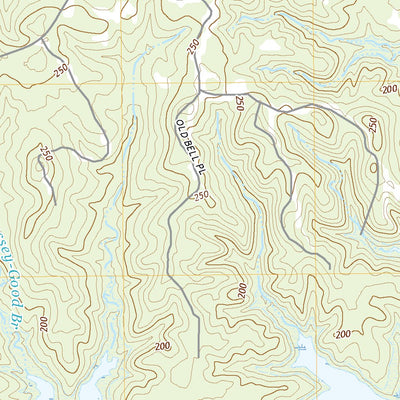 United States Geological Survey Buck Bay, TX (2022, 24000-Scale) digital map