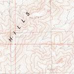 United States Geological Survey Buck Brush Spring, NV (1988, 24000-Scale) digital map