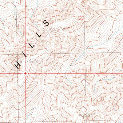 United States Geological Survey Buck Brush Spring, NV (1988, 24000-Scale) digital map