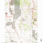 United States Geological Survey Buck Butte, OR (1992, 24000-Scale) digital map