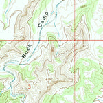 United States Geological Survey Buck Camp Canyon, UT (1968, 24000-Scale) digital map
