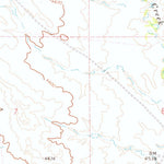 United States Geological Survey Buck Creek, WY (1971, 24000-Scale) digital map