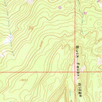 United States Geological Survey Buck Fever Ridge, WY (1964, 24000-Scale) digital map