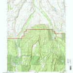 United States Geological Survey Buck Fever Ridge, WY (1998, 24000-Scale) digital map