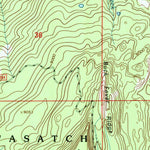 United States Geological Survey Buck Fever Ridge, WY (1998, 24000-Scale) digital map