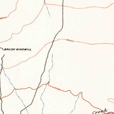United States Geological Survey Buck Hill, TX (1917, 62500-Scale) digital map