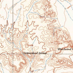 United States Geological Survey Buck Hill, TX (1917, 62500-Scale) digital map