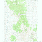 United States Geological Survey Buck Hollow, UT-ID (1990, 24000-Scale) digital map