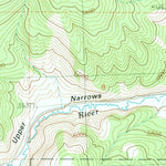 United States Geological Survey Buck Hollow, UT-ID (1990, 24000-Scale) digital map